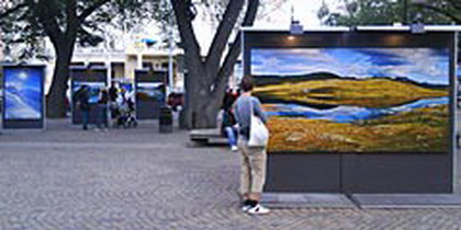национальные парки швеции - на уличной фотовыставке в стокгольме