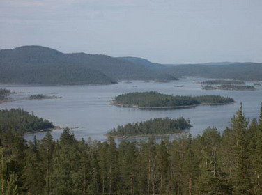 озеро инари - живописная картина финляндии