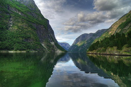 природа норвегии. фьорды